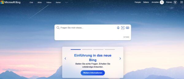 Blogbeitrag Chat GPT Bing KI